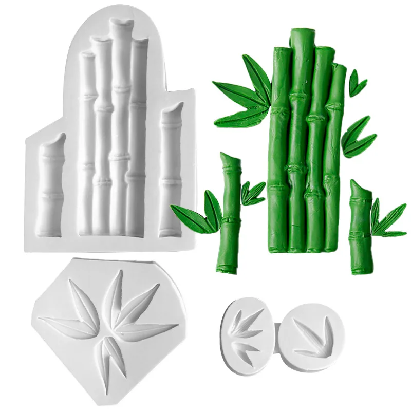 Bambus form Silikon form fr Kuchen Dekorieren Diy Backen Fondant Formen