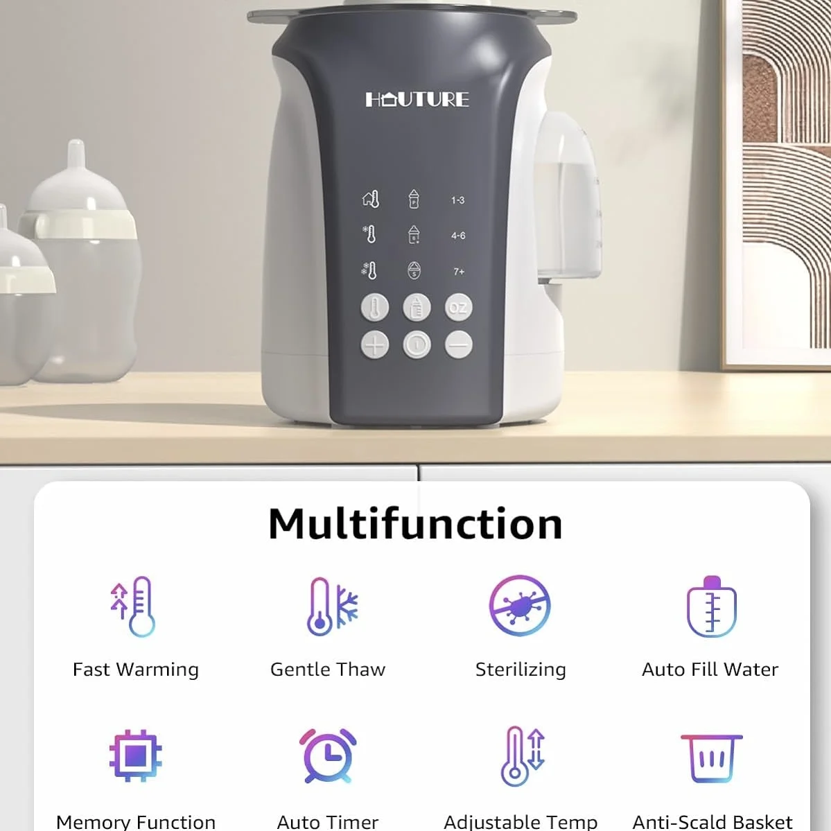 Multi Functional Portable Electronic Milk Smart Drinking Water Baby