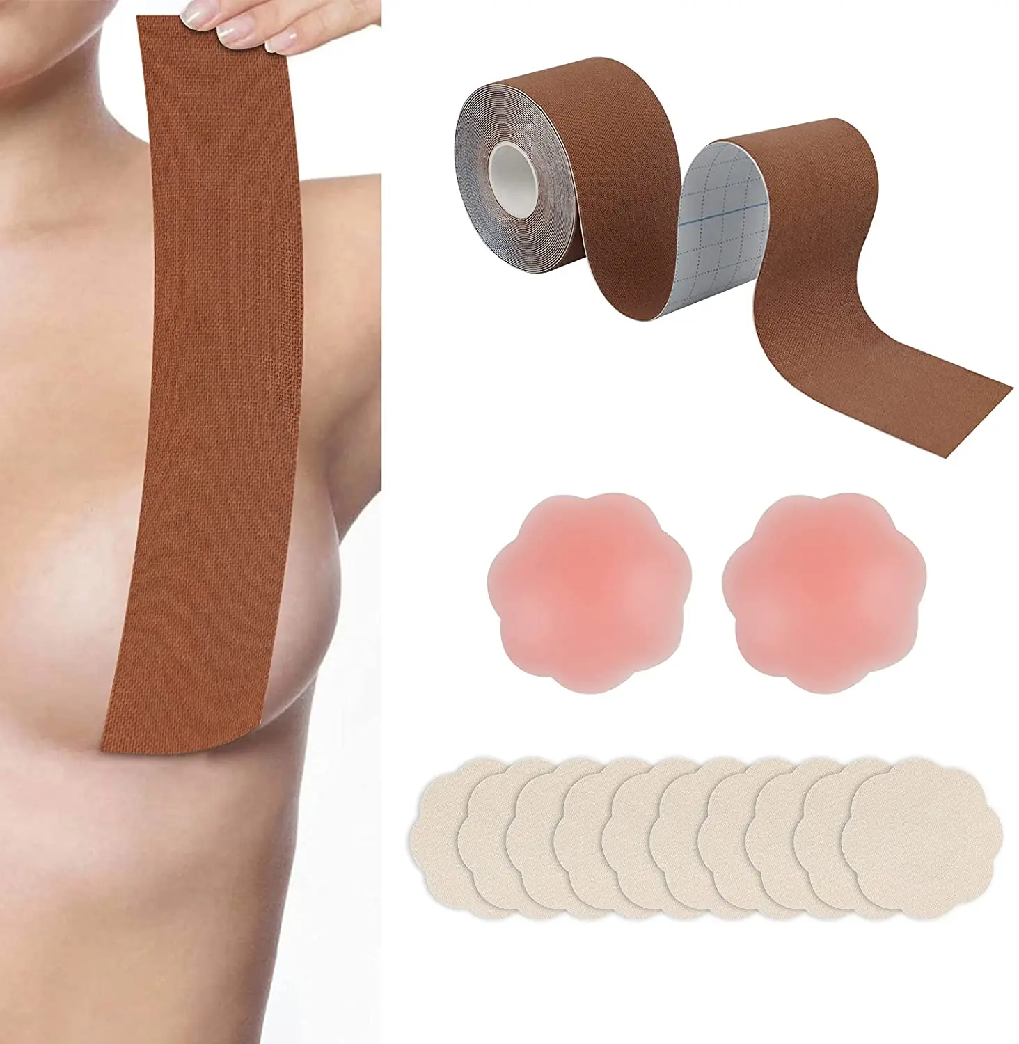 Wholesale Body Tape for Lift Push up in All Clothing Fabric Dress Types,  Boob Tape and Nipple Cover - China Boob Tape price