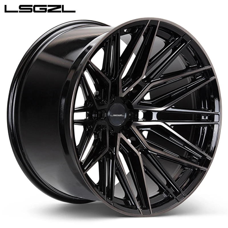 LSGZL Custom Monoblock Forged 17 18 20 21 24 26 Inch Deep Concave Alloy Wheel Rims 5x114.3 5x112 5x120 5x130 for BMW Audi Benz