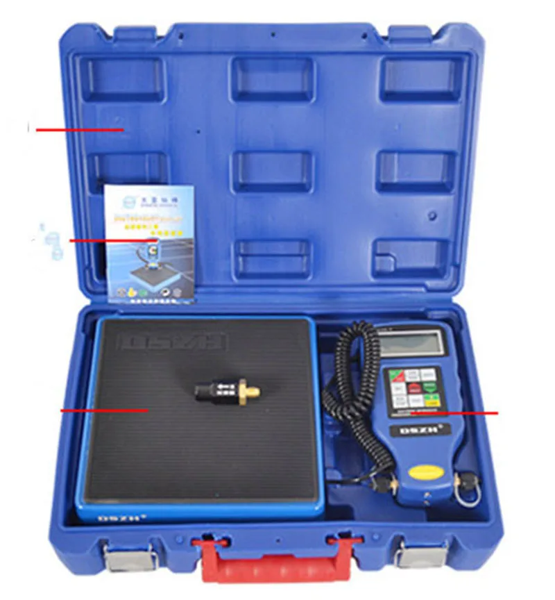 Details about   Electronic Refrigerant Charging Digital Weight Scale with Case for HVAC 220 lbs 