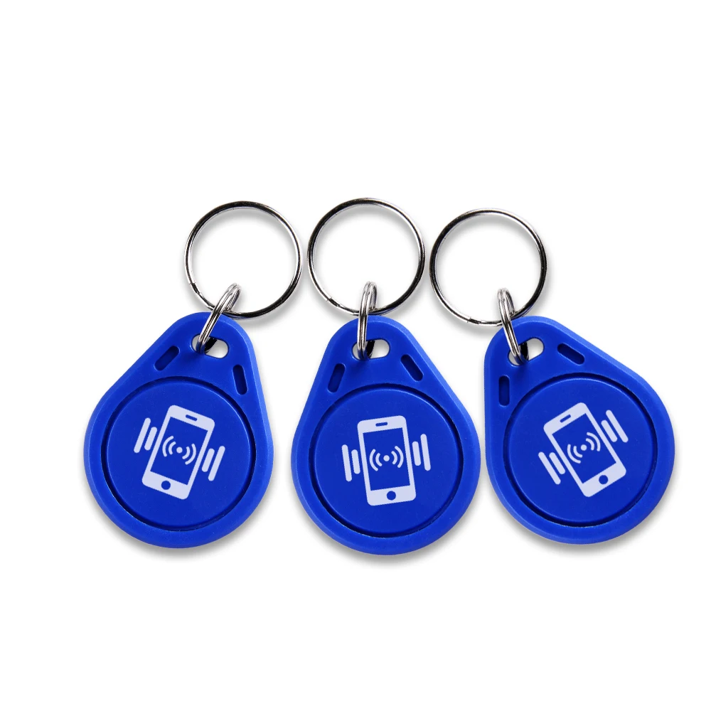 thumbnail image 2 of 10x MIFARE Classic 1K RFID Key Fobs | Blue 13.56MHz Tags For Access Control Systems 2 of 3