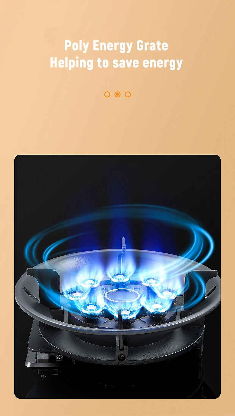 Flip Top Gas Cooker Lpg Smart Portable Gas Cooktop Glass Top Battery