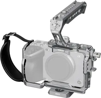SIRUI Camera Cage Kit for Sony FX 3 FX30 with Top Handle Wrist Strap Cable Clamp NATO Rail