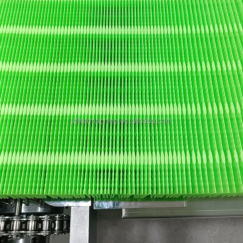 Newest Generation Rotary Type Paper Pleating Machine for Truck Air Filter Production Line HDAF Paper Folding Machine