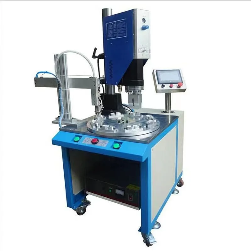 Automatic Turntable 12 Station Ultrasonic Welding Machine Turntable Plastic ABS PVC Welder Ultrasonic Plastic Welder Equipment