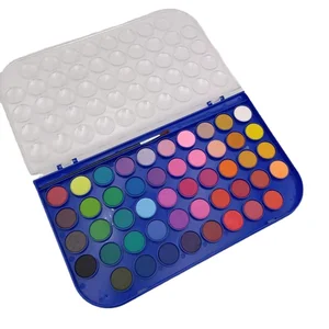Best Movable 48 Colors Empty Paint Case Metal Watercolor Palette Tin
