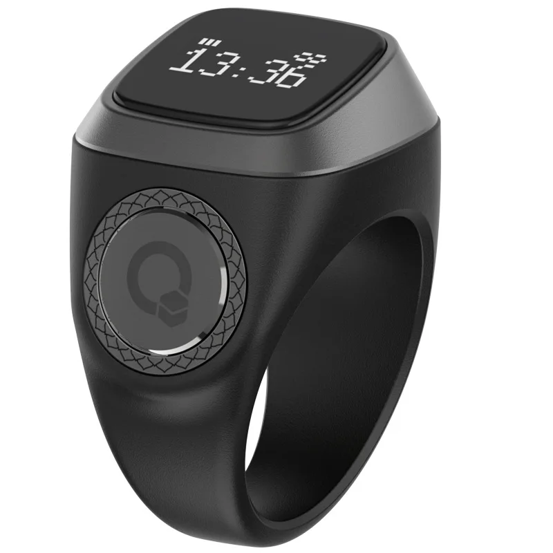 Zikr Ring IQIBL Smart Ring for Muslim Prayers Including a Reminder of the Five Daily Prayers Iqibla Smart Tasbih Zikr Ring