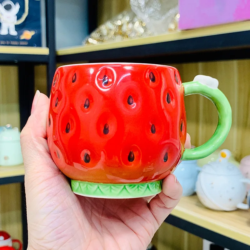 Promotion Clearance Creative Strawberry Coffee Mugs Ceramic Mug