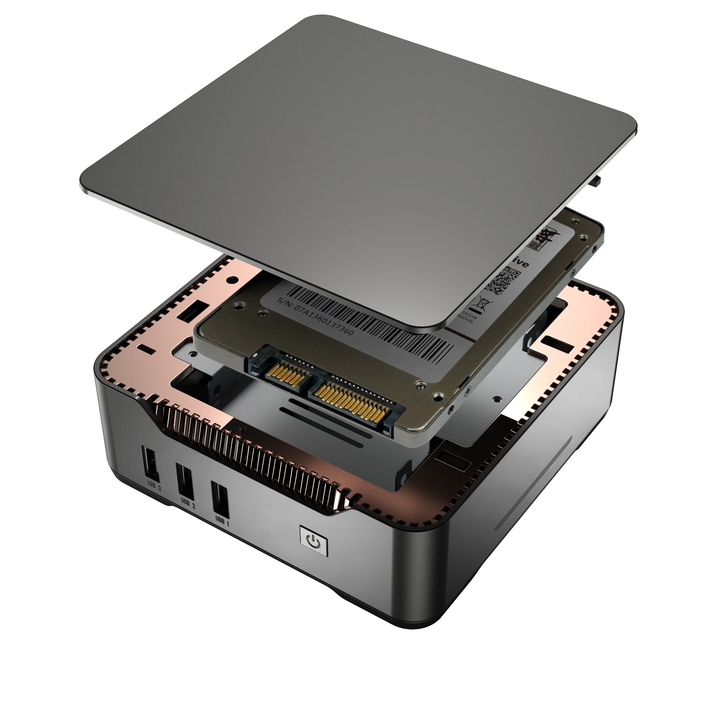 CHUWI LarkBox Pro Mini PC – Intel J4125 Quad Core, 6GB RAM, 128GB SSD, Windows 11 Home