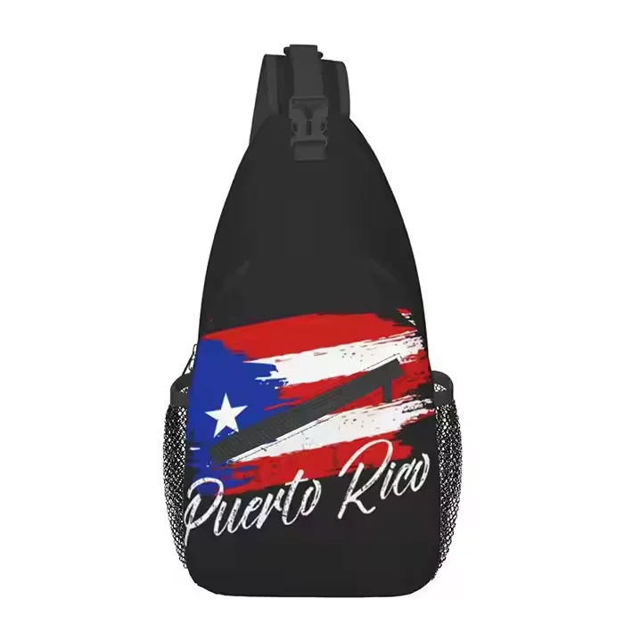 GeRRiT Puerto Rico Flag Sling Bag, Fashion Crossbody