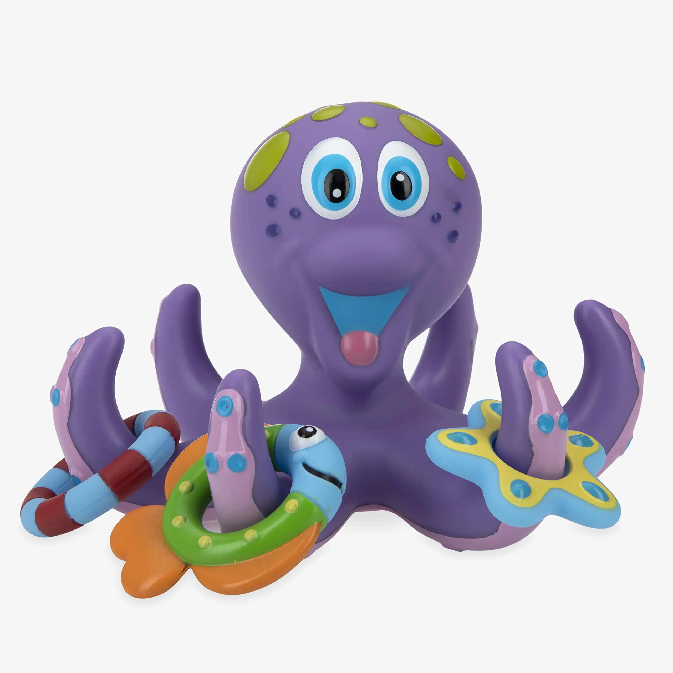 hot-selling throwing ring cute small octopus floating bath toy
