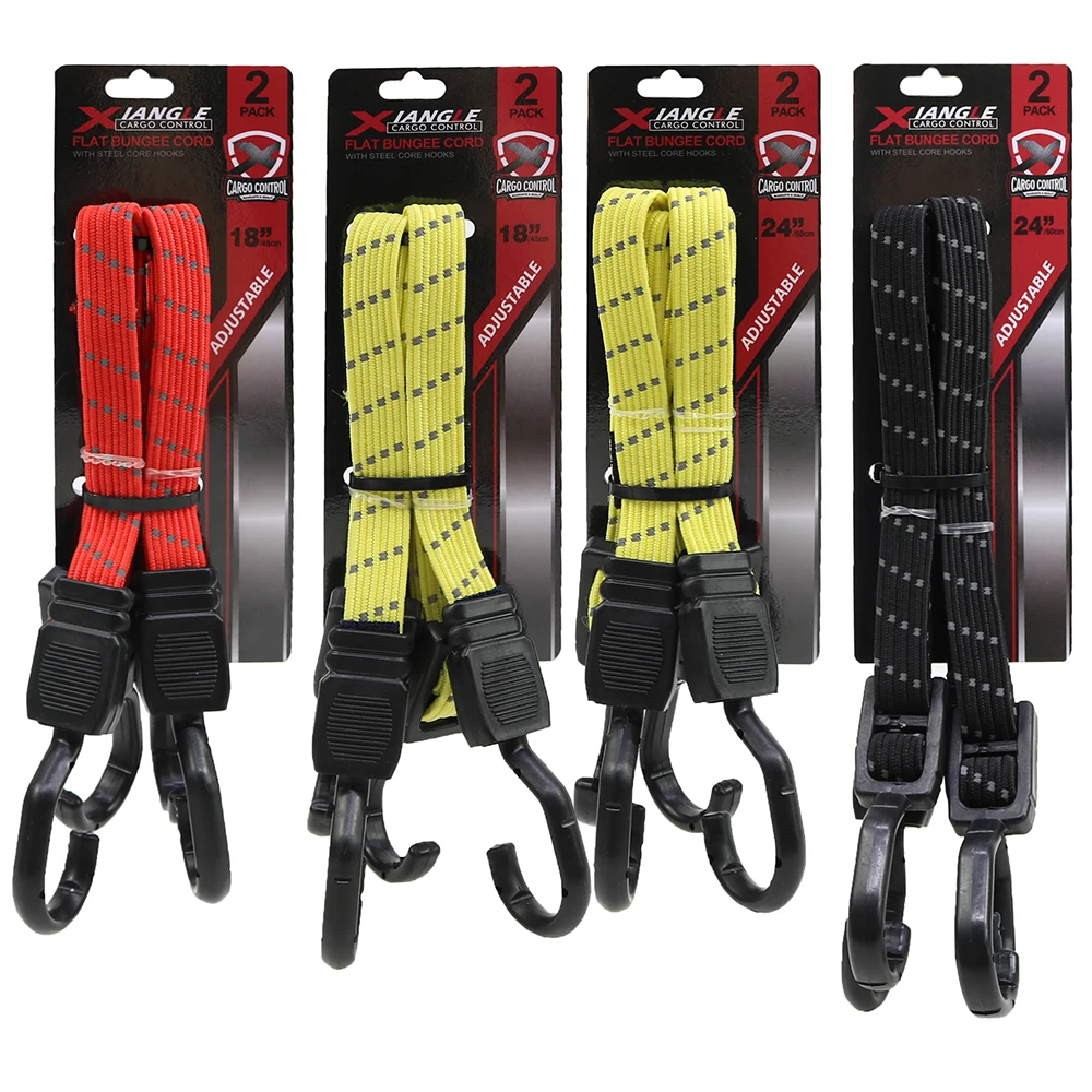 heavy duty bungee cords with adjustable metal hook for sale