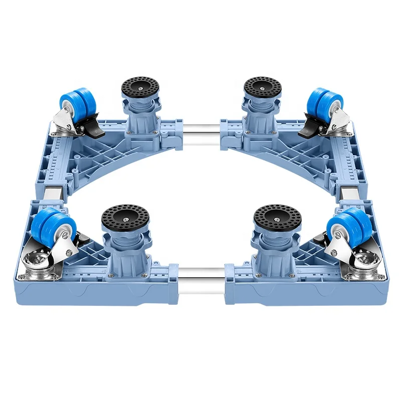 Mobile Washing Machine Lifting Base with 4 Locking Wheels