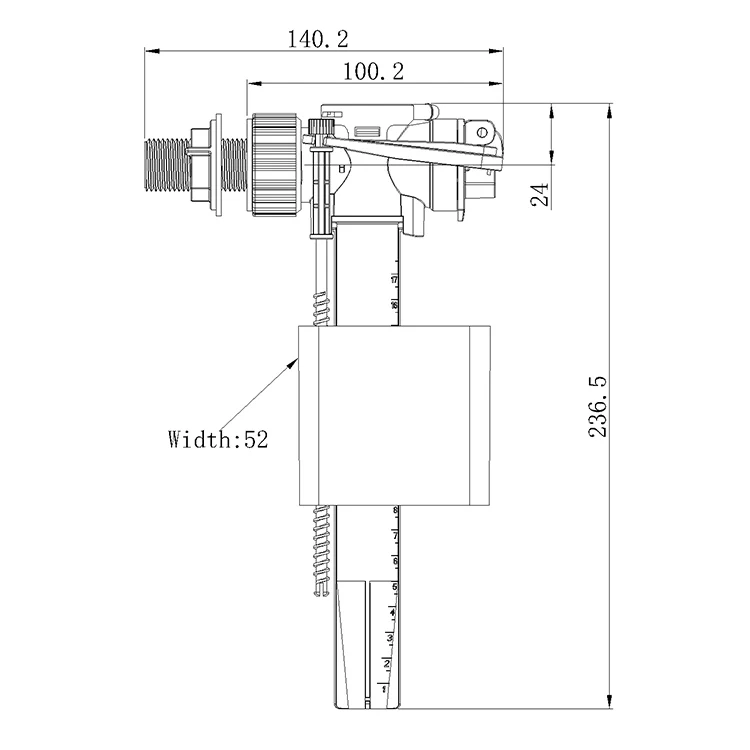 Cheap Price Concealed Cistern Toilet Dual Flush Mechanism