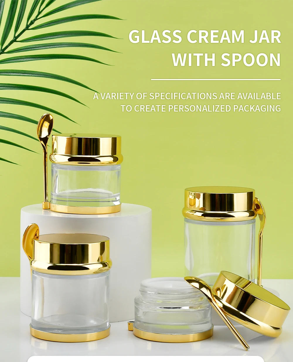 Luxury Cosmetic Container Packaging 30g 50g 80g 100g Skincare Body ...