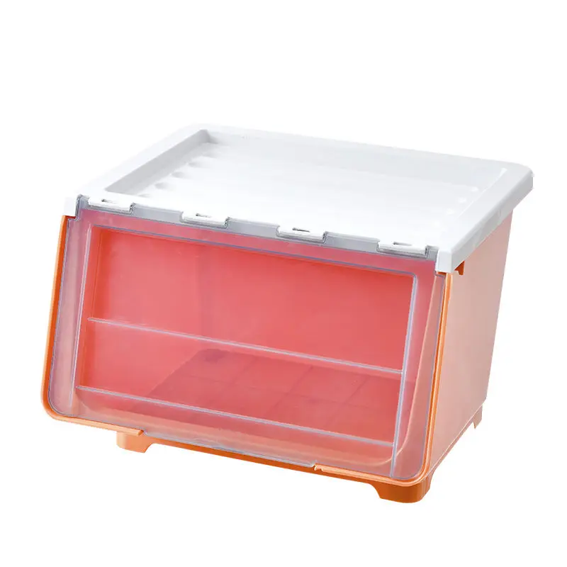 Large Cleverstore Stackable Plastic Box Home Storage Organization Storage Boxes Organizer supplier