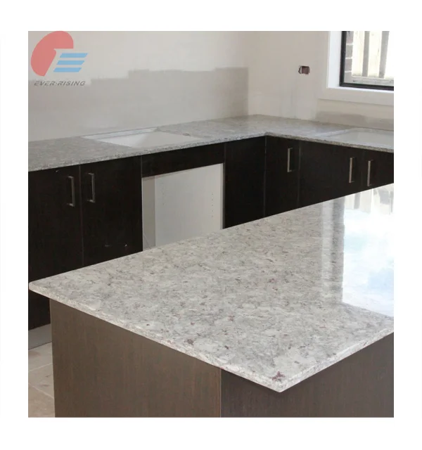 White Pearl Natural Granite Kitchen Worktops Countertops