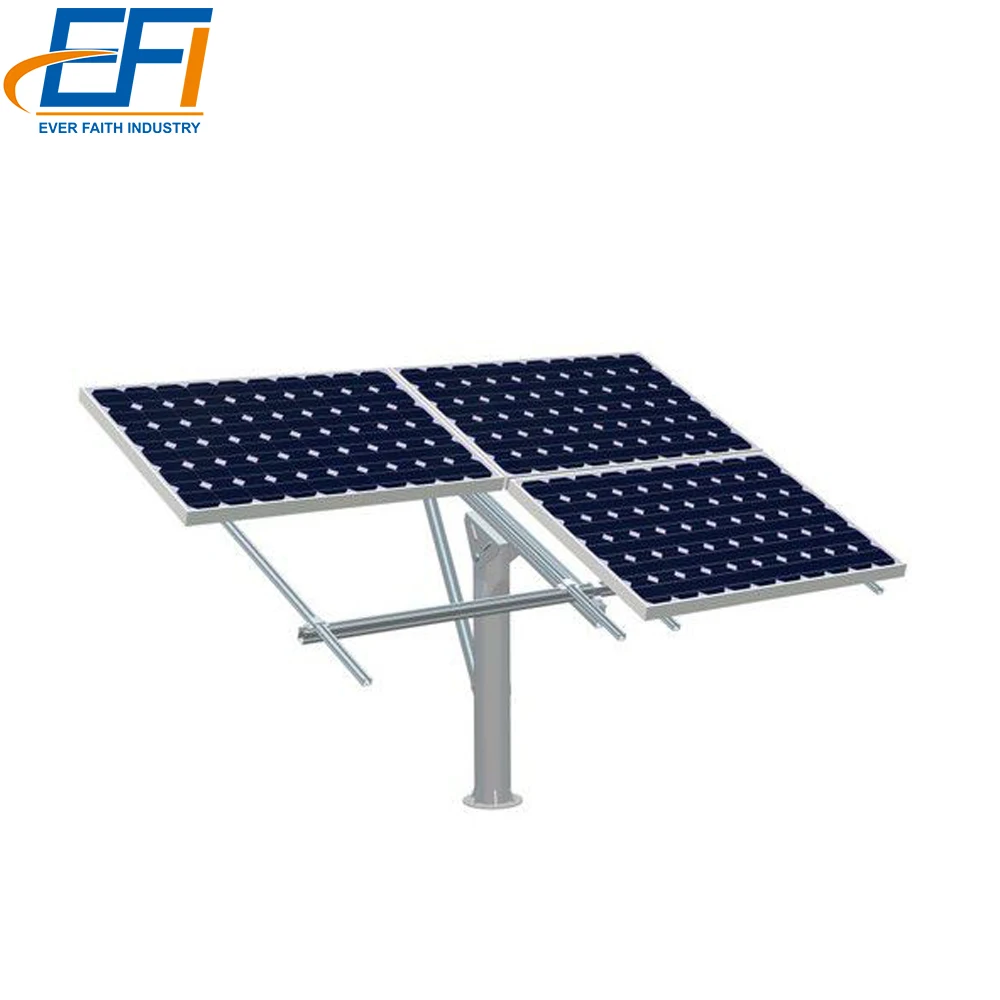 Complete Solar Energy Tracking System Solar Tracker Kit Solar Mounting Ground System