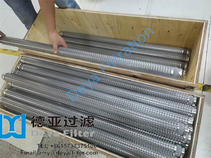 polymer candle filter element 