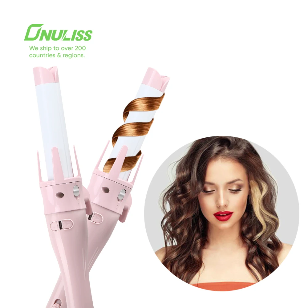 Multifunction Rotating Straightening Curling Wand Wave Styler Ceramic Curling Iron Automatic Hair Curler
