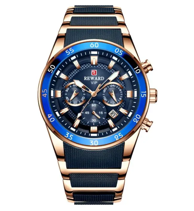 REWARD 81011 RD81011M Hot Sell New Arrival Luxury Analog Quartz Men Watches  30M Waterproof Date Display Luminous Hands Watches