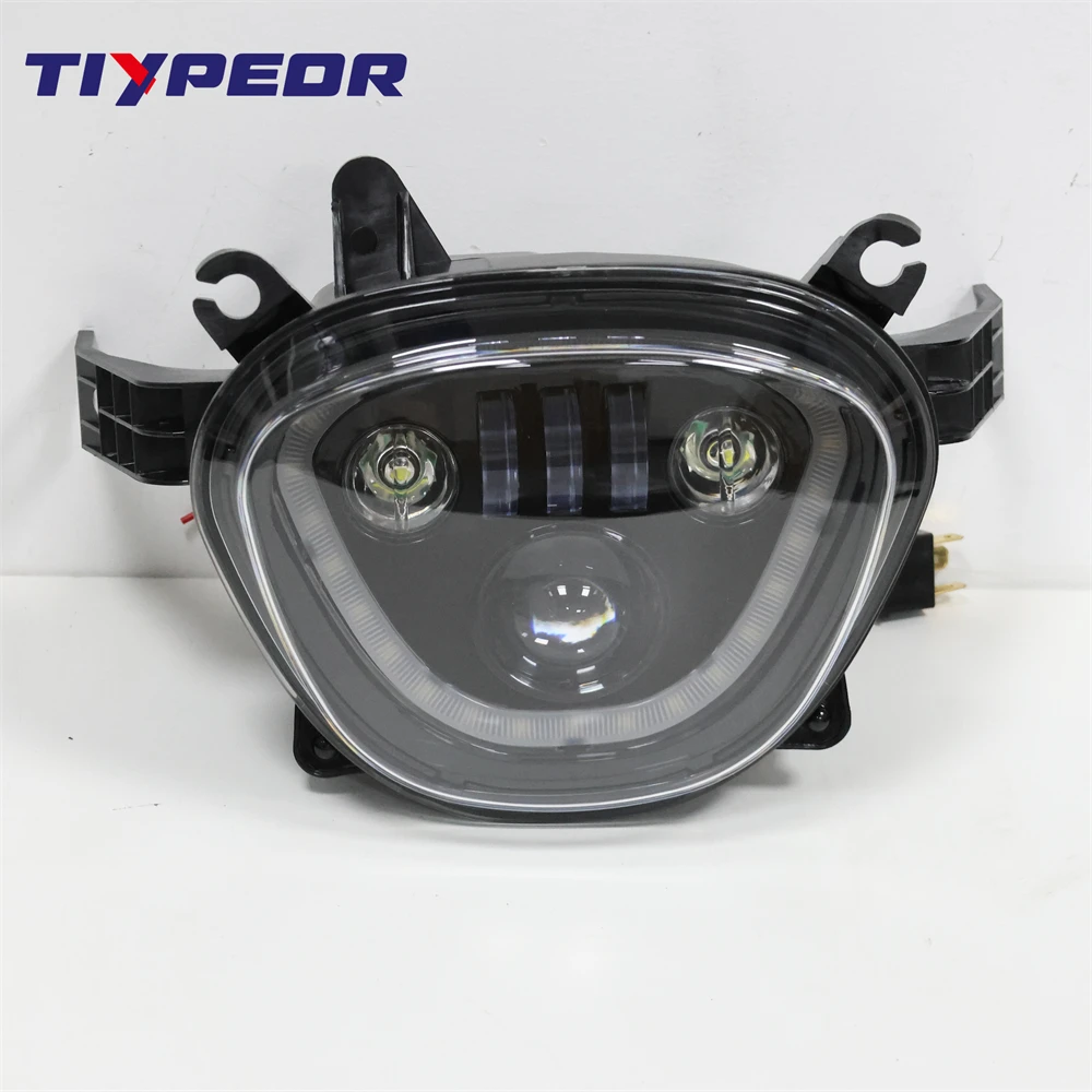 lo beam motorcycle headlight with halo for boulevardm109r vzr1800 m90 vz1500 2006 2019 projector headlight-9
