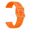 orange band colorful buckle