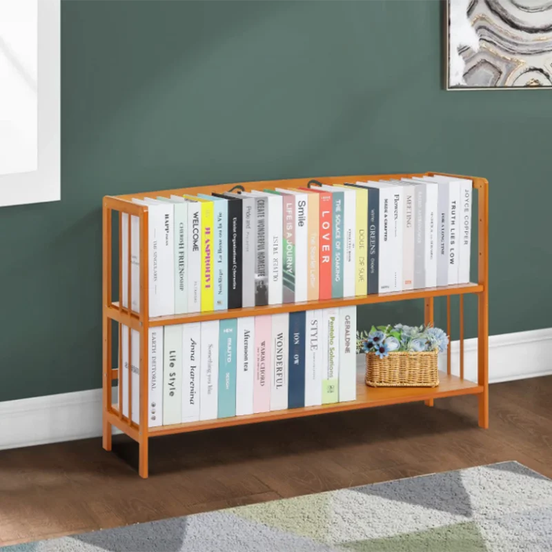 Traditional Design Removable Adjustable Bamboo Display Shelf Diy Wood