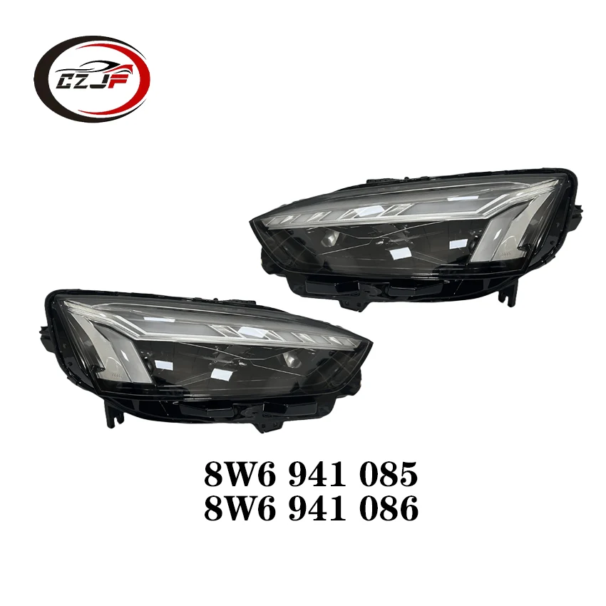 CZJF LED Headlight System New Front Lamp Auto Lighting Headlamp for Audi A5 2021 2022 matrix Semi Assembly 8W6941085 8W6941086