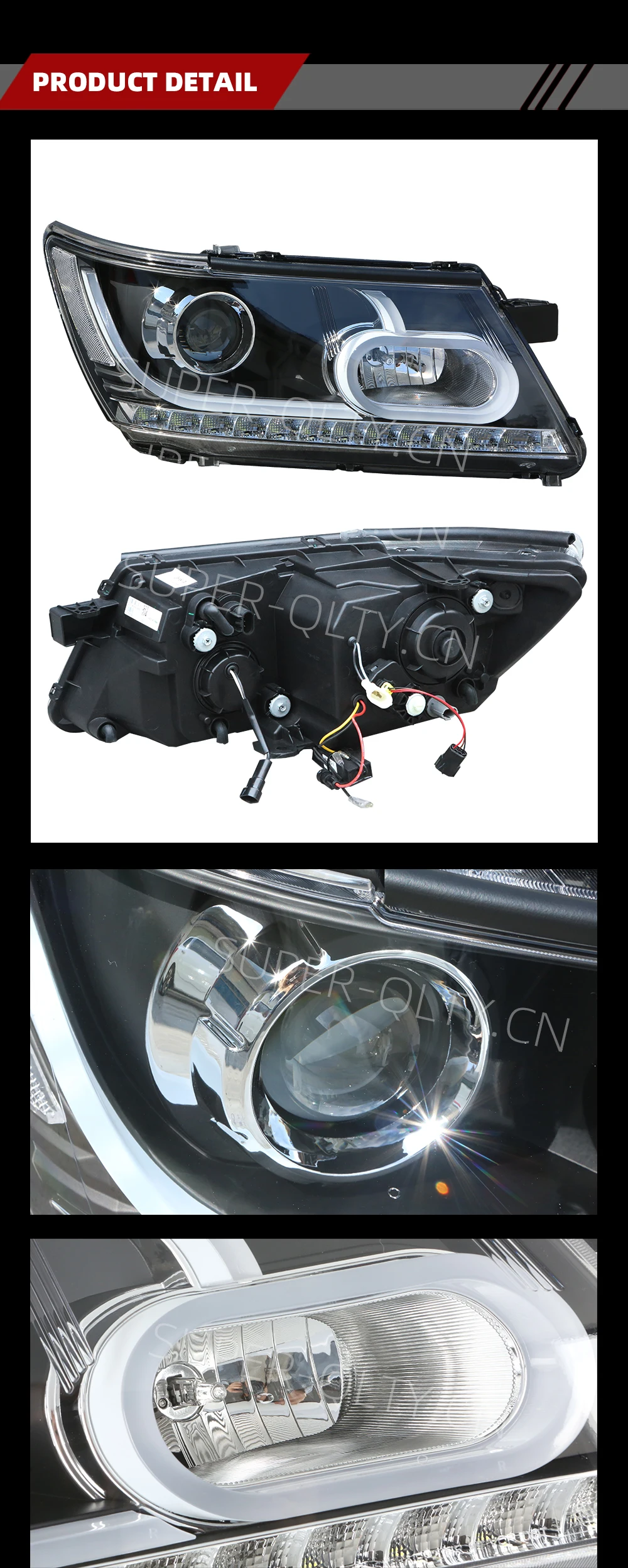 Super Q Eagle Eyes 2015 2011 Journey Headlights For Dodge Journey 20092018 Led Headlight Front