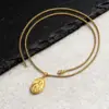 Catena a maglia veneziana Gold-PN206 - 60cm
