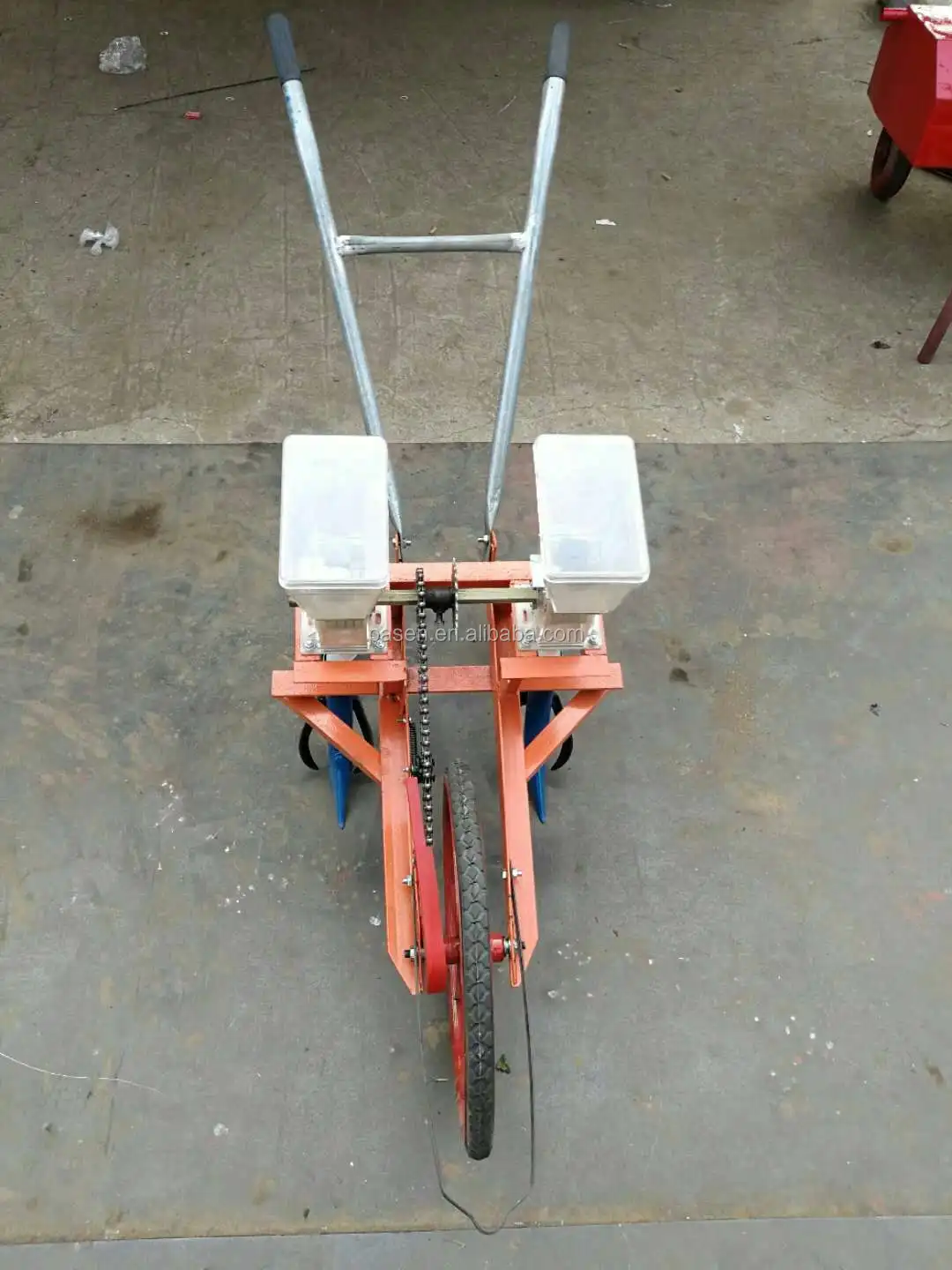 Manual Corn Seed Sowing Machine  Hand Push Corn Millet Planting Machine Vegetable Seeder Machine
