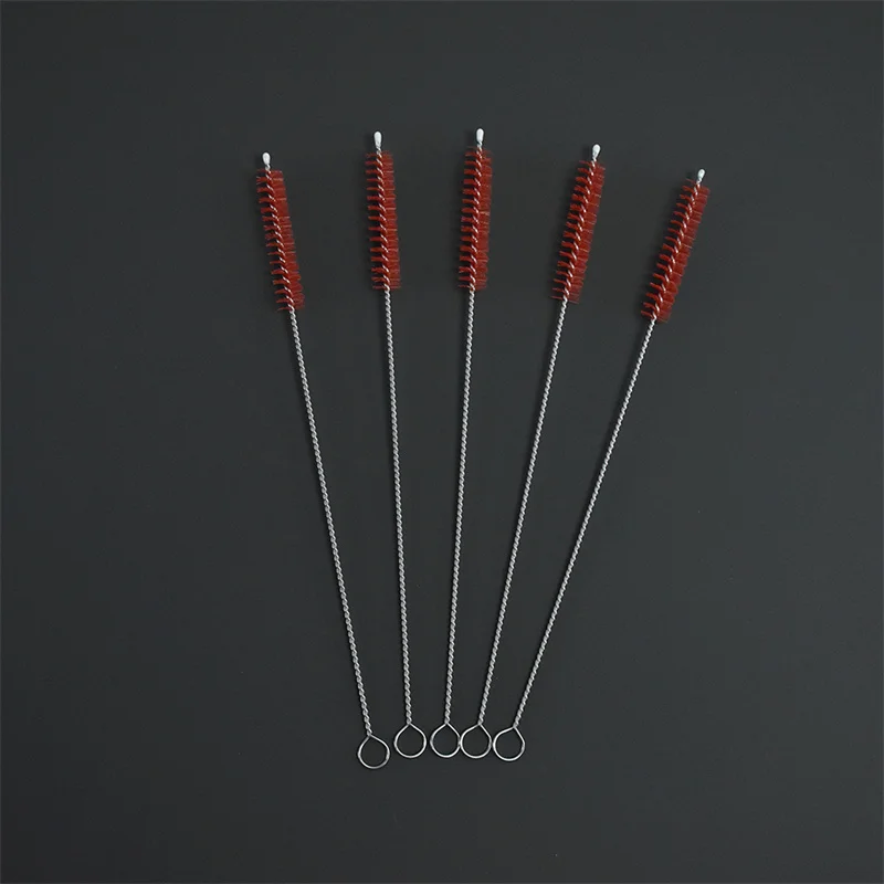 Surgical Nylon Wolumetric Flask Pipette Brushes With Soft Nylon Bristle