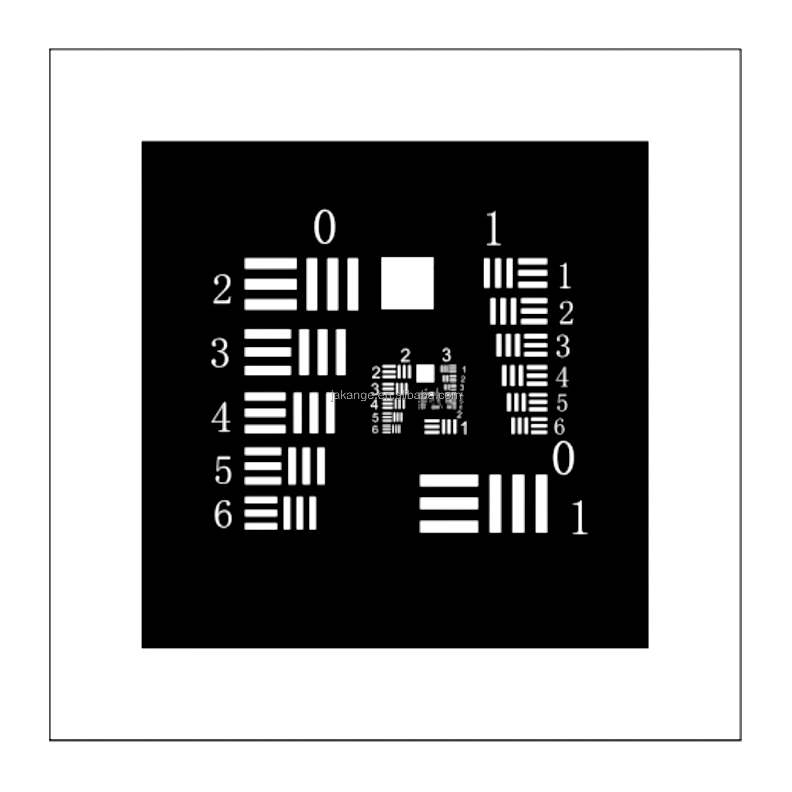 product resolution test board gun sight reticle night vision reticle microscope optical glass reticle machine vision calibration board-6