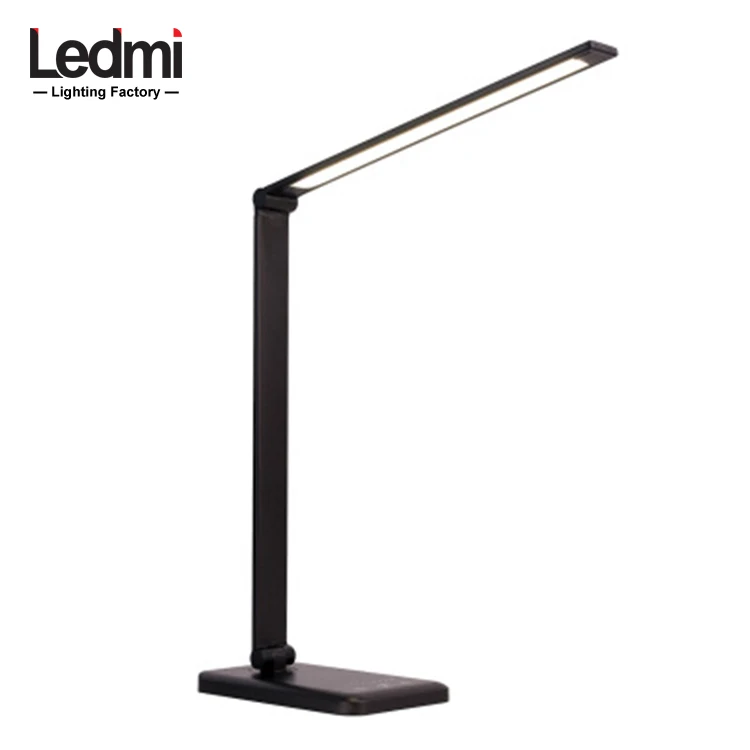 Factory Direct 3CCT adjustable Unique Aluminium LED Desk Lamp For Working Study nordic Timing Desk Lamp Dimmable