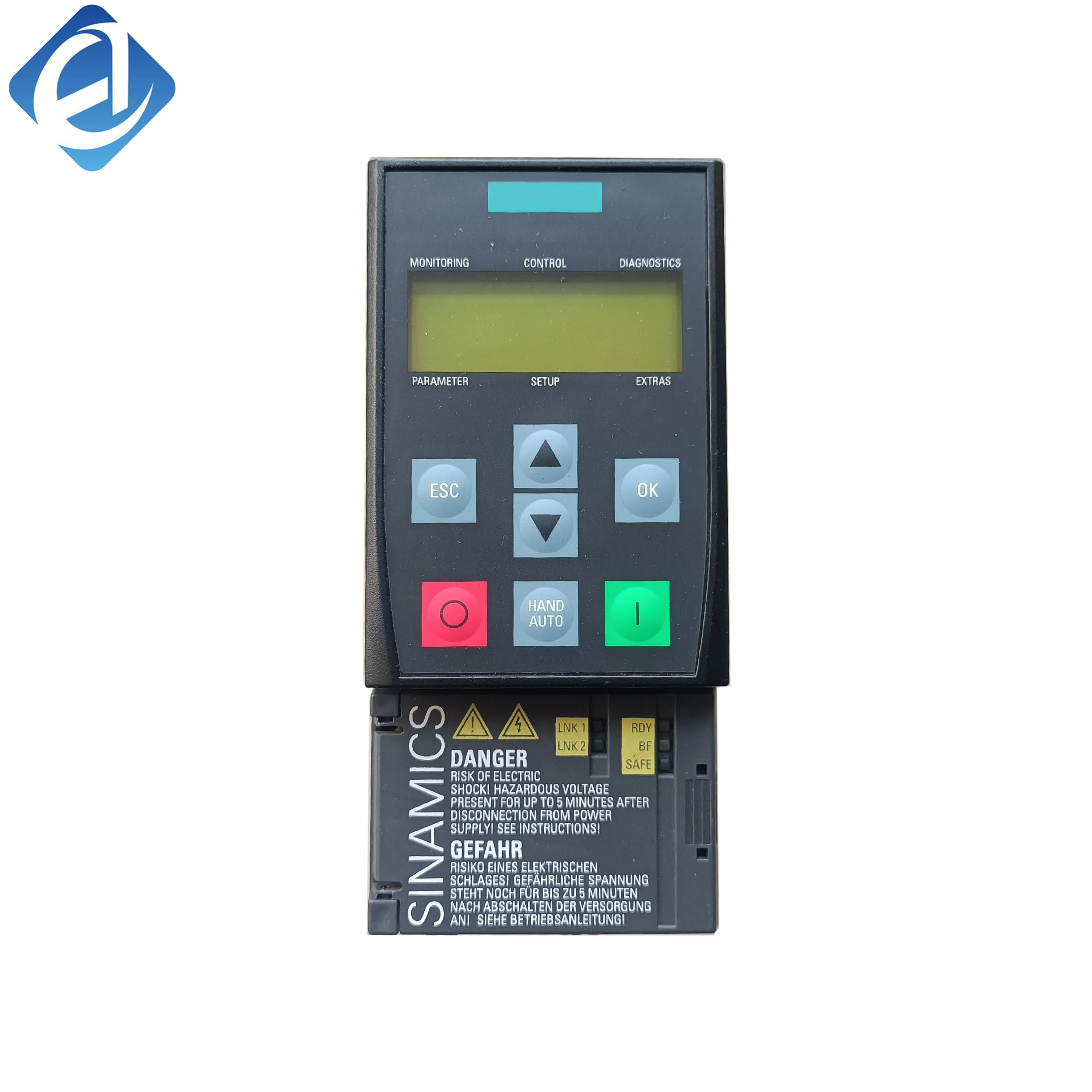 New Original 6SL3210-1KE18-8UF1 SINAMICS G120 compact inverter. Realizes stable motor speed regulation, low noise operation, perfect protection functions, widely used in fans, water pumps