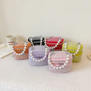 Princess Style Sling Crossbody Shoulder Bag Women Wholesale Cute Shoulder Bags for Girls Fashion Mini Children Handbags Kids