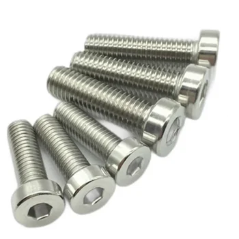 304 stainless steel Bolts thin head Hex socket screw M3 M4 M5 M6 M8 M12