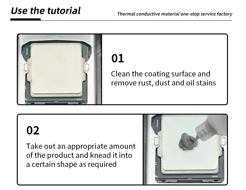 4g 8g Silicone Clay Thermal Conductive Grease Compound Paste Filler 1.0