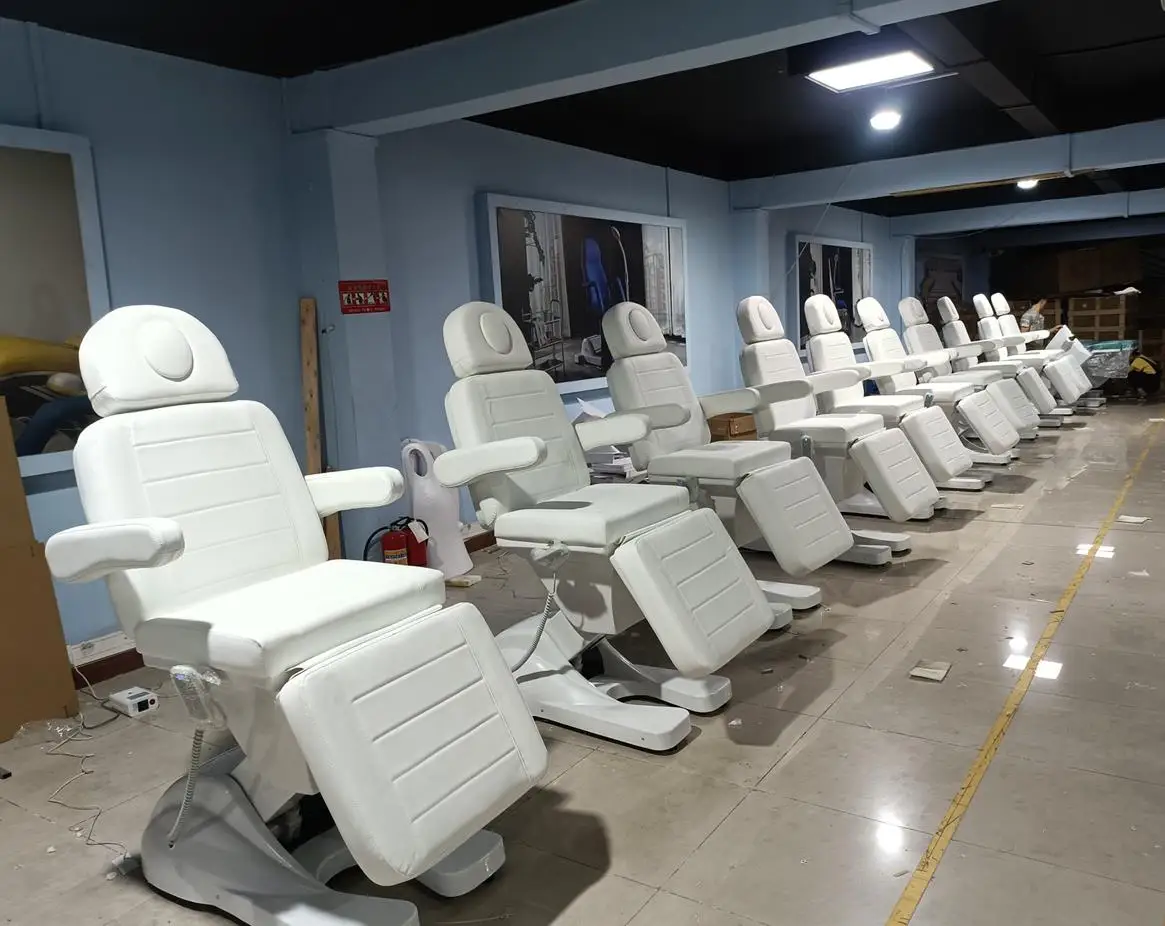 Spa Chairs Luxury Nail Salon Pedicure Chair Pu Leather White 2023