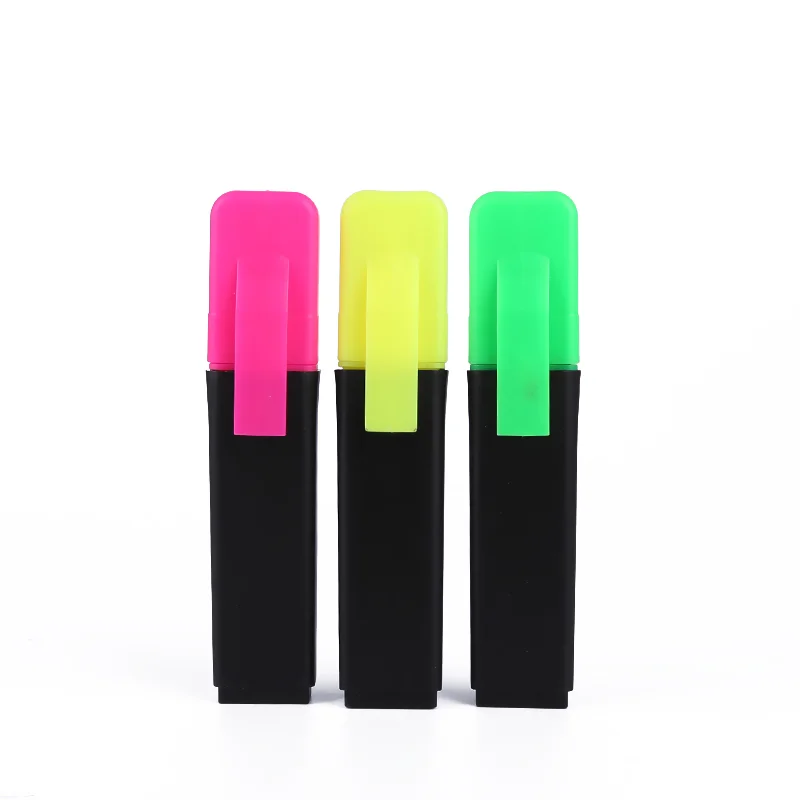 Стабильное качество 12 шт. маркеров печать на заказ высококачественный Хайлайтер для школы и офиса