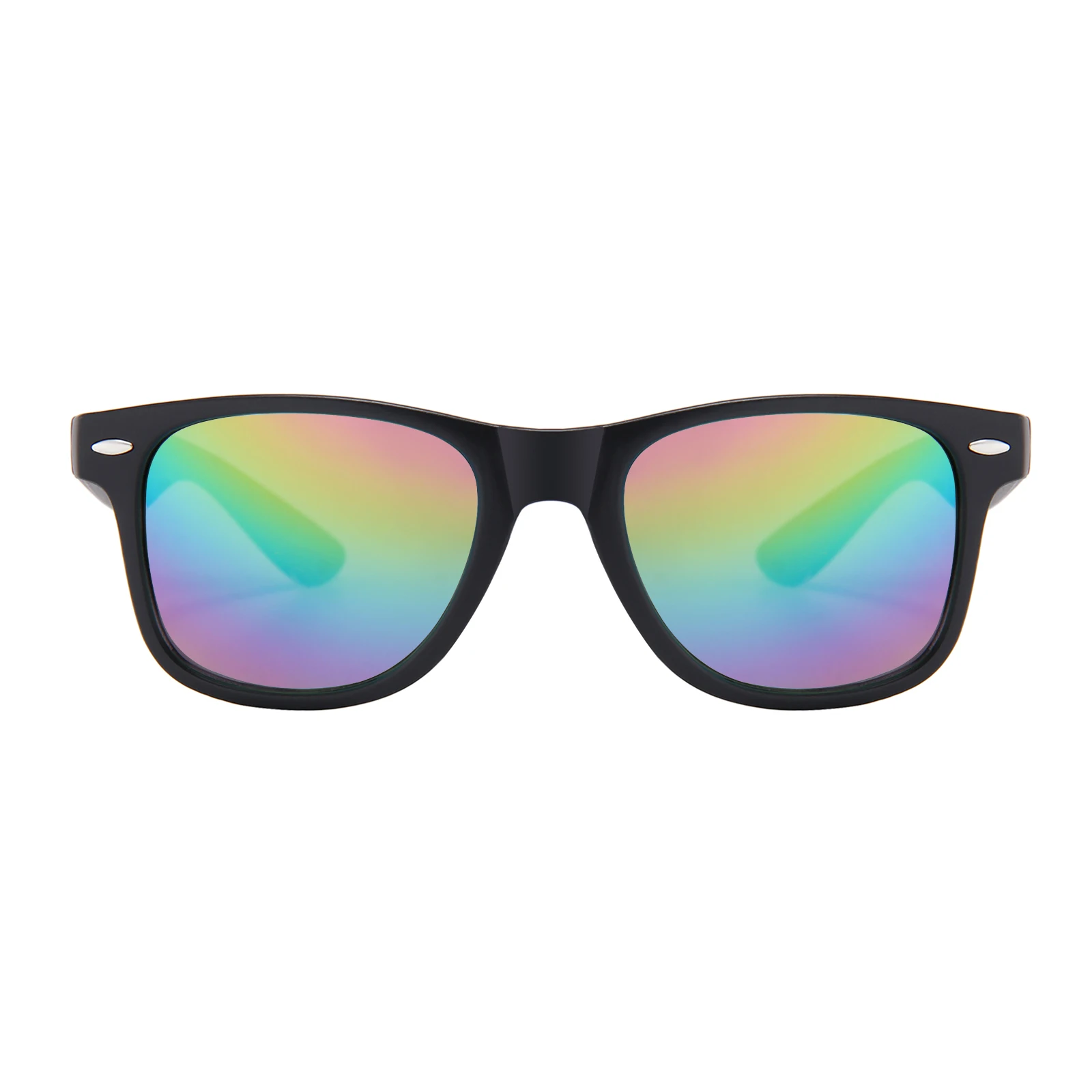Custom Logo Made Stylish Unique Bride Acrylic UV400 Square Sun glasses Promotional Plastic Cheap Sunglasses Mens