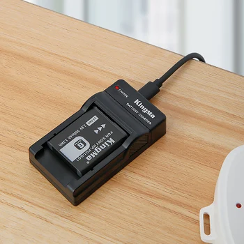 KingMa Durable 900mah NP-BG1 Battery and DCK Charger Kit for Sony DSC-HX20V H70 H90 DSLR Camera detail image