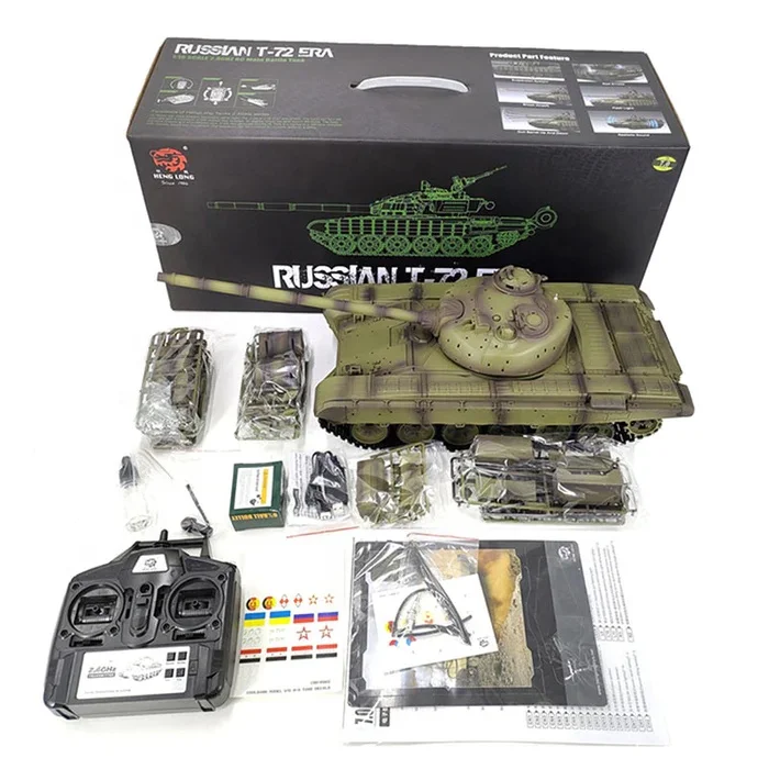 Heng Long 3939-1 1/16 Russian Main Battle Tank T-72 Upgrade Metal