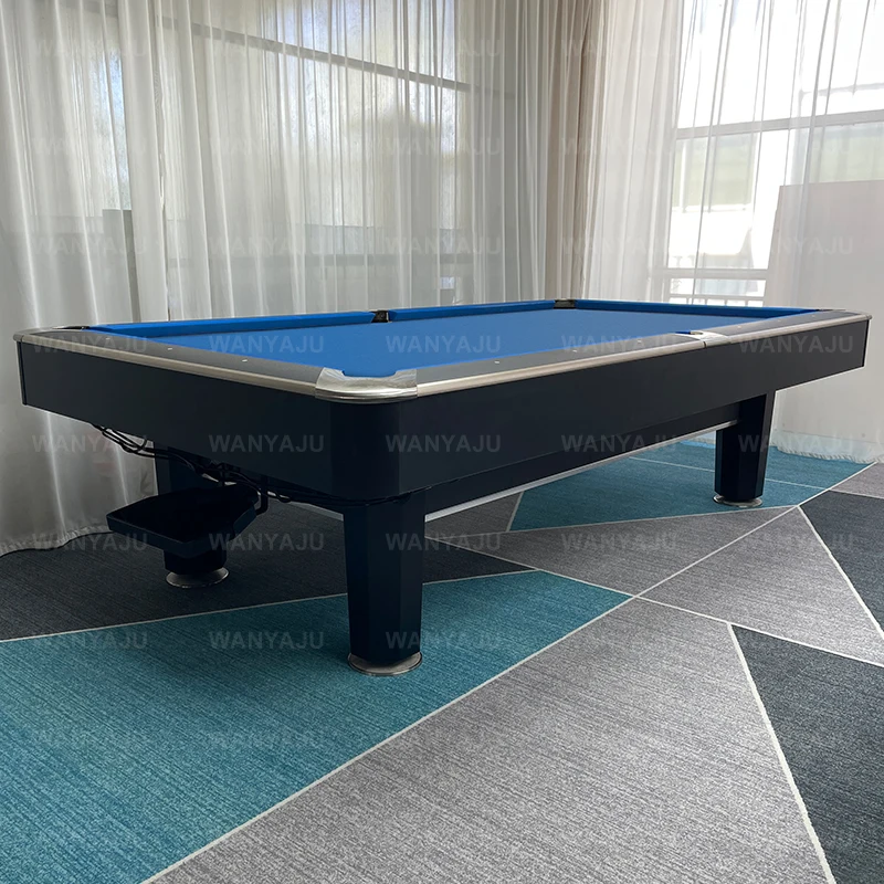 2025 9 Ball Return System 9ft Maxima 8 Pool Table With Natural Slates Billiard Table with Natural Slates&Adjustable Level