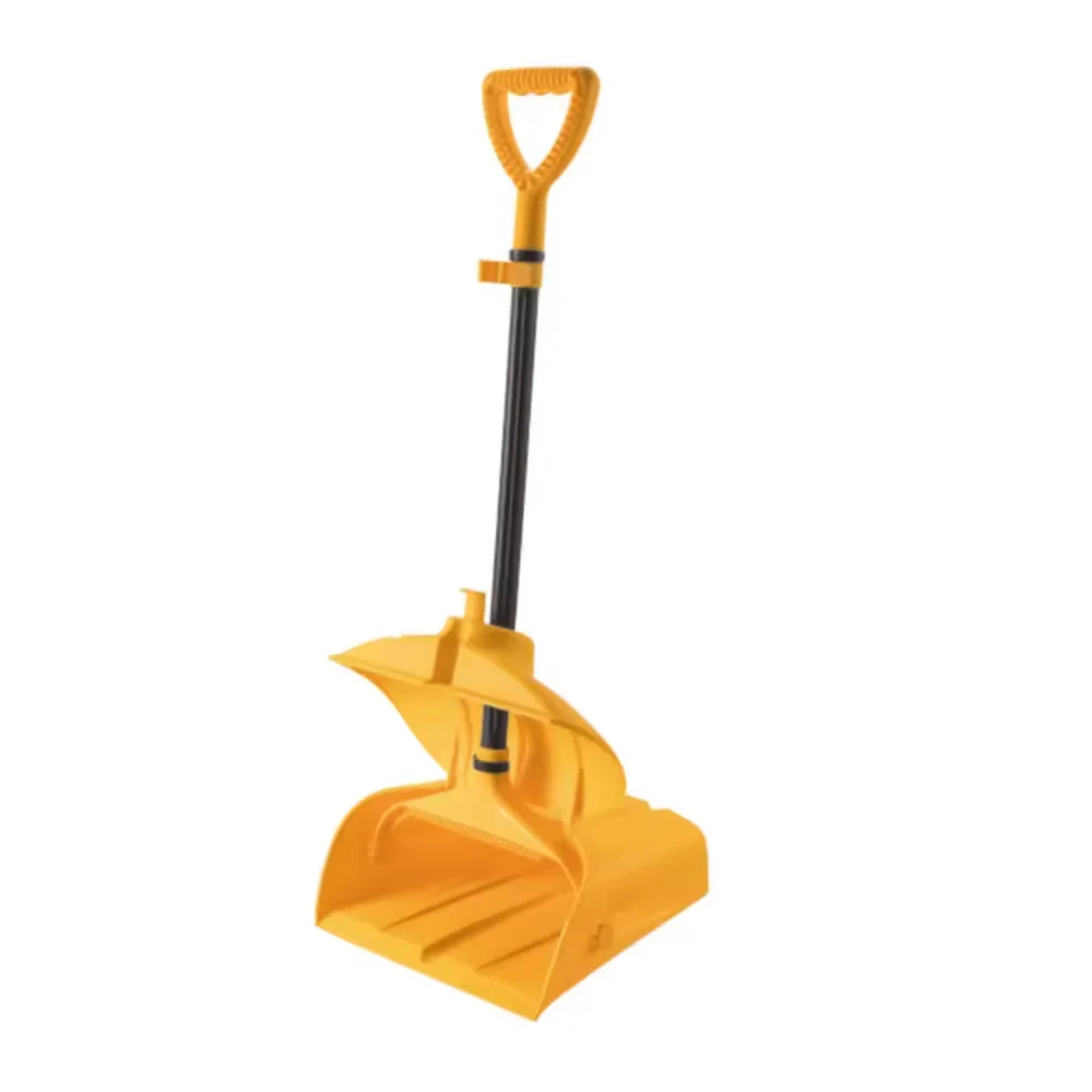 Smart Floor Sweeper Cleaning Set Plastic Dustpan with Lid and Wheels Brooms & Dustpans