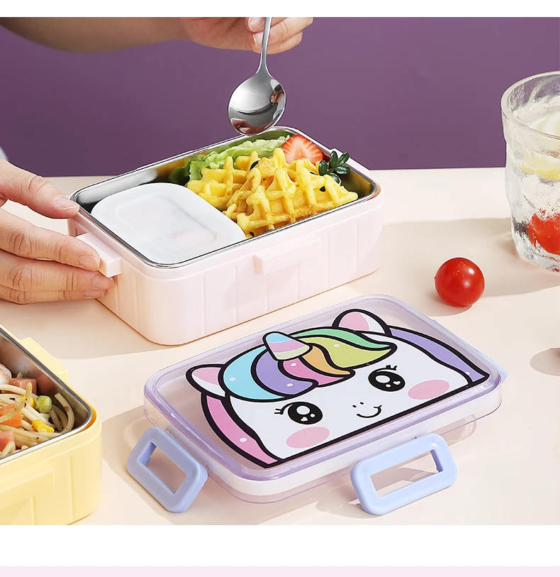 Portable Food Warmer Stainless Steel Container Bento Lunch Box