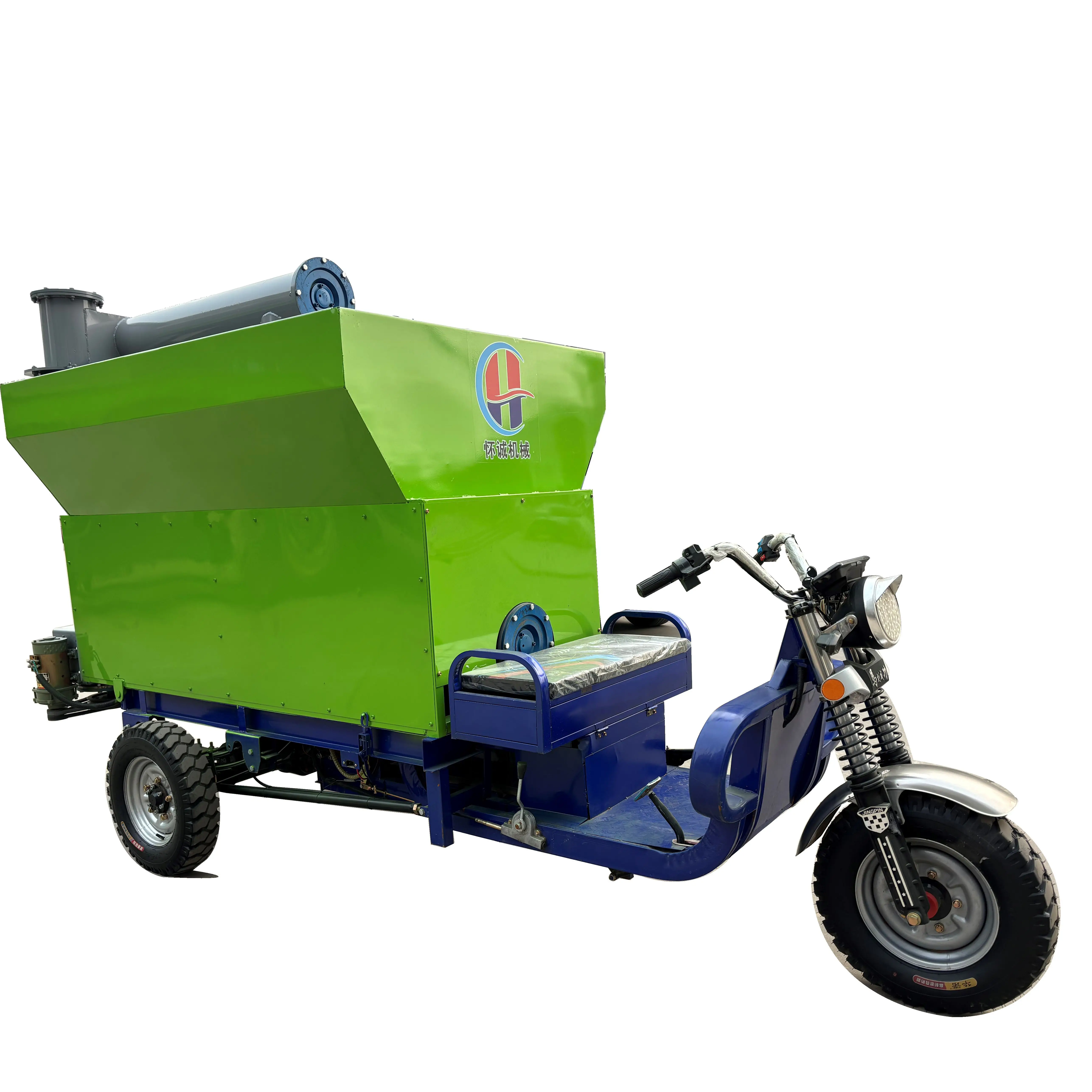 Automatic spreading Fertilizer and grain transport truck  Feed Mixing Tank