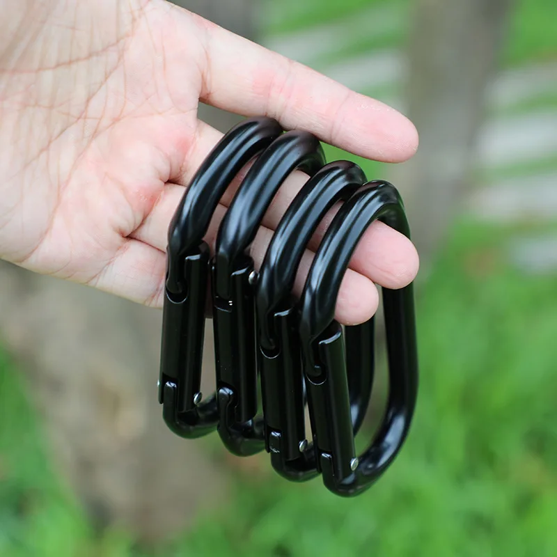 2024 Factory Direct O-Type Industrial Buckle Outdoor Yoga Carabiner Safety Aluminum Hook